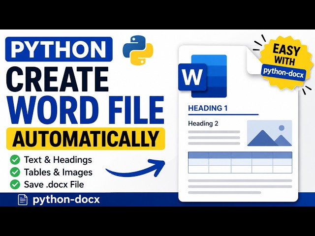 Python-docx Tutorial for Automated Reports