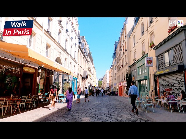 Walk In Paris from Gare de Lyon to Bastille (4K)