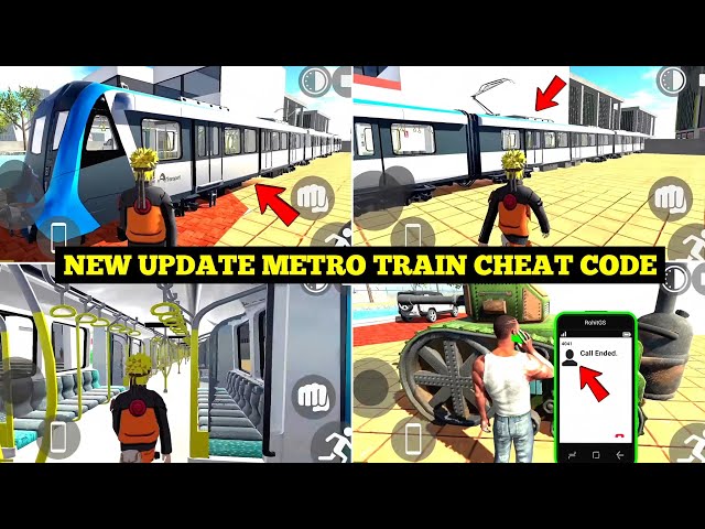 New Update Secret Cheat Code in Indian Bike Driving 3D 🤯🔥| Metro Train Cheat Code | HIG