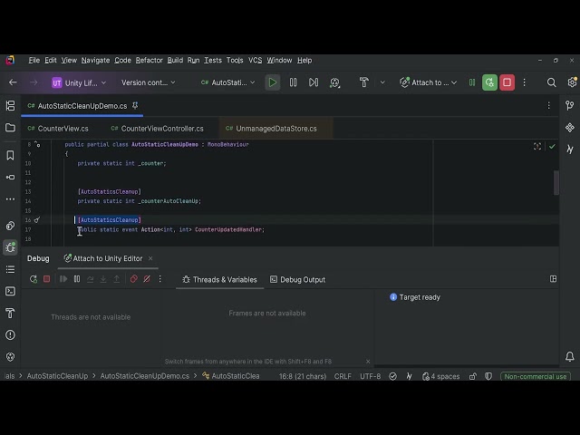 Unity 6.5: AutoStaticCleanUp Attribute Tutorial Unity's New Lifecycle Management API.
