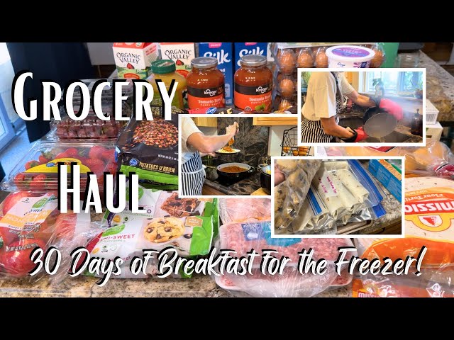 Post Partum Grocery Haul & Meal Prep | Mom of 5