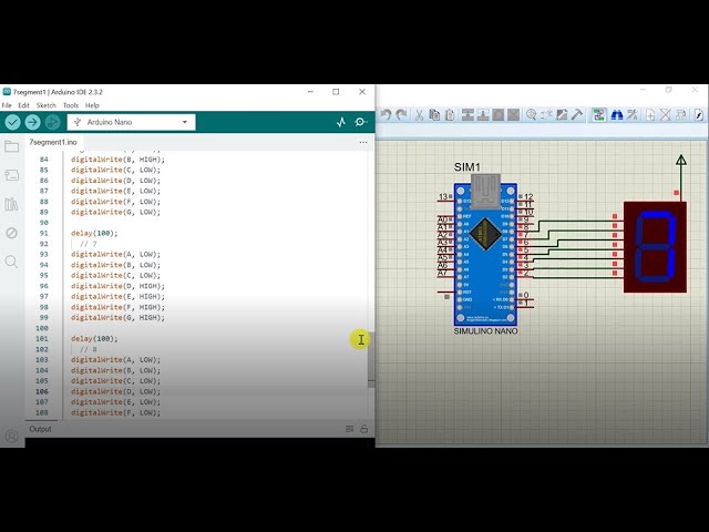 Learn 7-Segment Display with Arduino and Simulation in Proteus