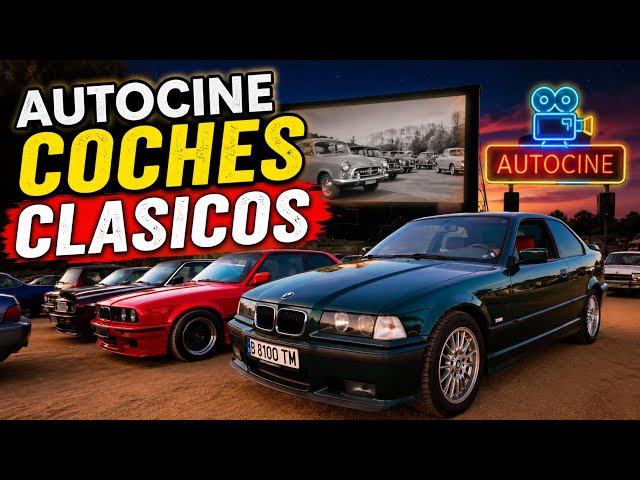 ✅ DRIVE-IN MOVIE THEATER WITH CLASSIC CAR MEET IN MY BMW E36 SEDAN 318IS