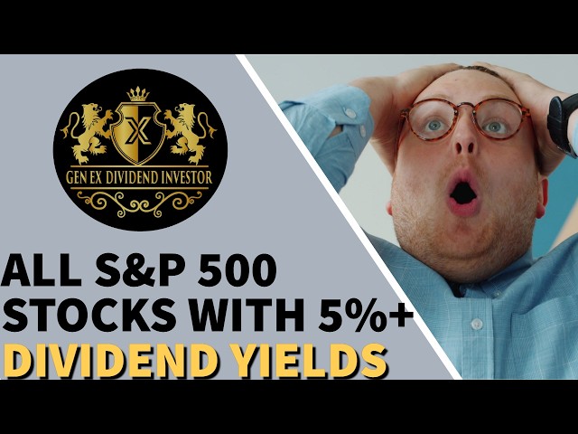 All S&P 500 Stocks with a 5%+ Dividend Yield