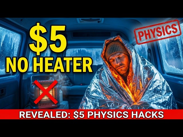 The $5 Van Heat Hacks That Replace A $300 Heater (Physics Explained)