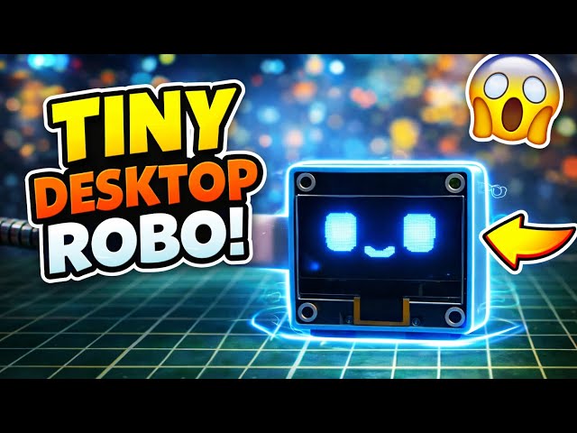 MAKE This Tiny Desktop 🤖 Using ESP32 | DIY Mini Robot Project 🤖 |GSN CREATIONS| NO CODE #DIY #robot