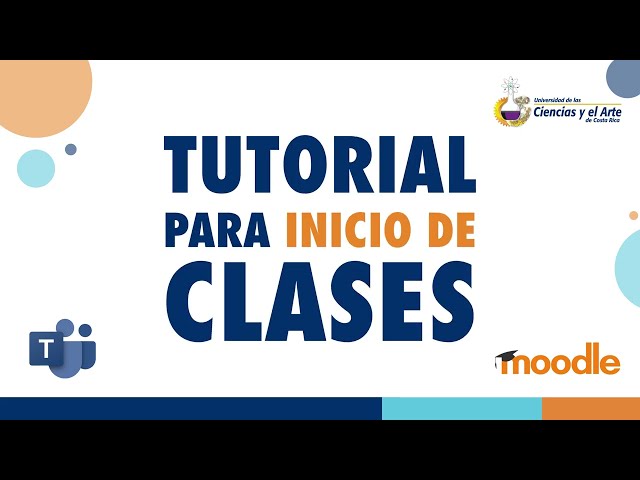 Tutorial de Moodle y Teams