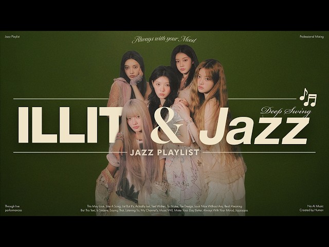"ILLIT, but it's Jazz🎺" | ILLIT Jazz Arrangements | #NoAImusic [playlist]