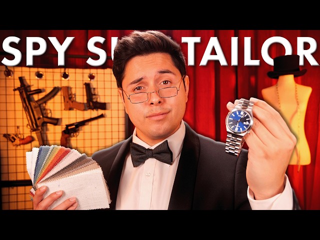Secret Spy Suit Tailor Measuring | James Bond ASMR Roleplay