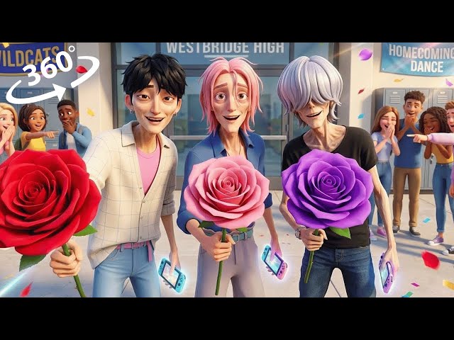 From The Game Addict Boys Jinu, Romance, Mystery, Change For Love💔Kpop Demon Hunter in 360° VR