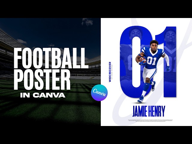 How to Design a Professional Football Poster in Canva