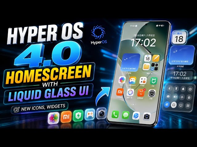 HyperOS 4.0 New Leaks Revealed | Liquid Glass UI First Look