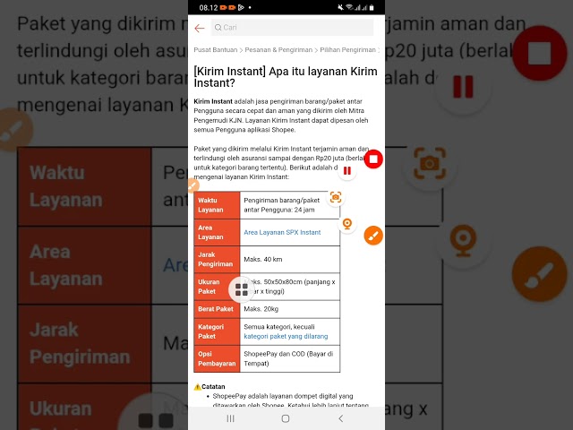 Instant and Priority Instant Delivery Services with Shopee