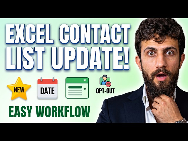 Automate Client Contact Lists in Excel Custom VBA Matching & Sorting Macro Demo