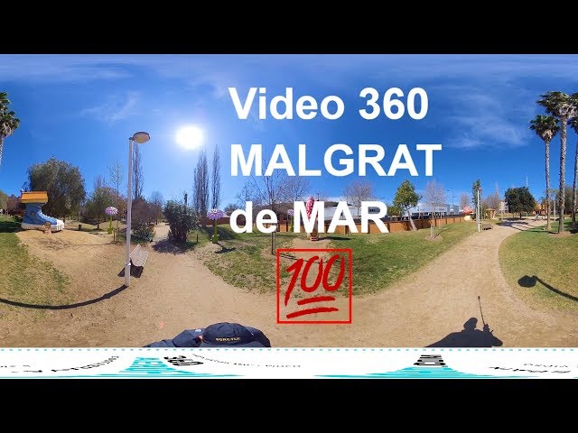 Video 360 Malgrat de mar Parque francesc Macia
