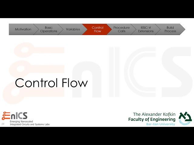 SoC 101 - Lecture 3d: Control Flow