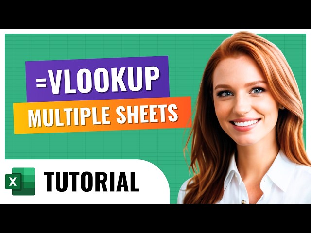 How to VLOOKUP in Excel Multiple Sheets