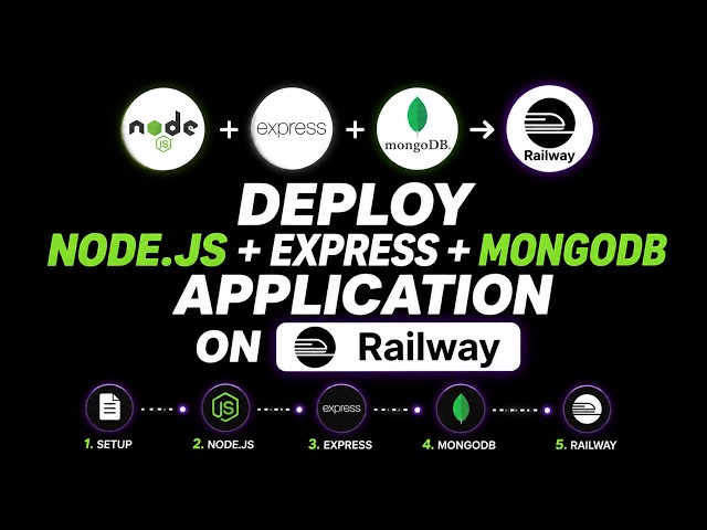 Deploy Node.js + Express + MongoDB App on Railway for FREE | Complete Beginner Guide (2026)