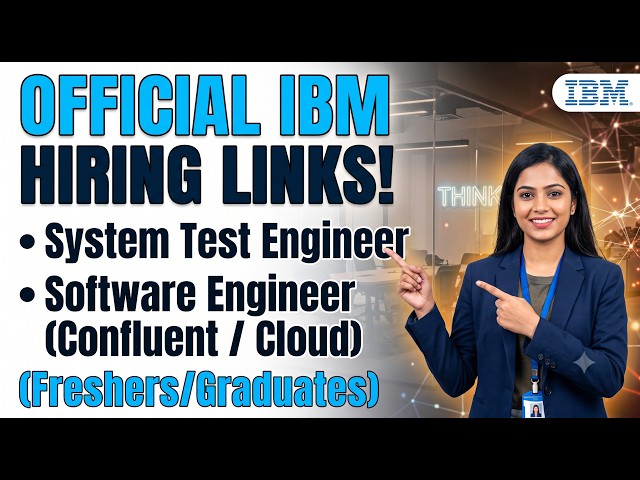 IBM Off-Campus Drive 2026    Software job in company   CS IT Job