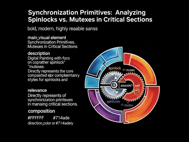 Synchronization Primitives Deep Dive: Spinlock vs Mutex for Multithreading & OS