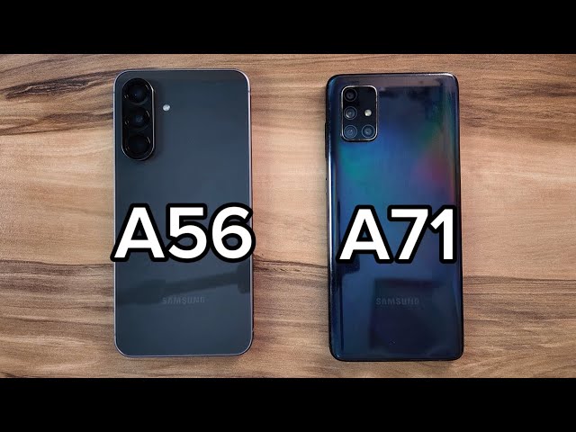 Samsung Galaxy A56 frente a Samsung Galaxy A71