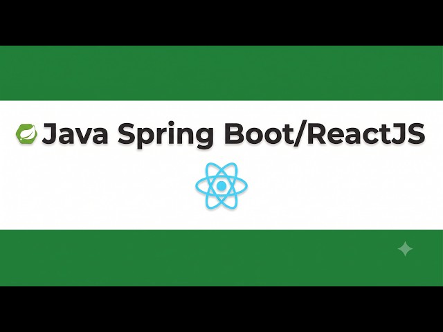 Feedback Management API / Java Spring Boot & ReactJS Practical Course