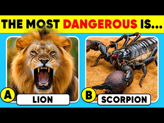How Good Is Your Knowledge of ANIMALS? 🦁🦂😱 General Knowledge Trivia Quiz