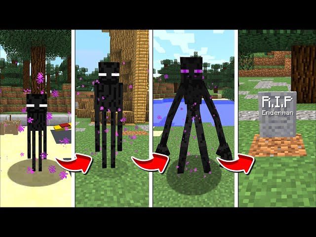 Minecraft EXTREME LIFE AS AN ENDERMAN MOD / FIGHT OFF ENDERMAN TITANS !! Minecraft Mods
