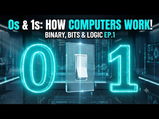 How Computers Actually Work: Binary, Bits, Bytes, and Logic Explained (Programming Foundations Ep.1)