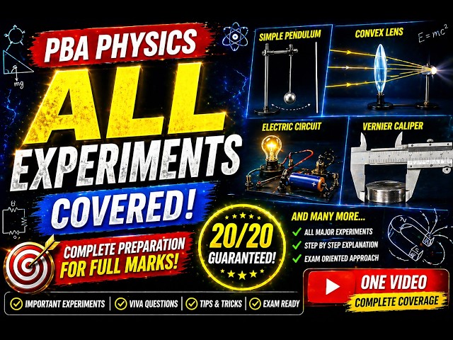 ONE SHOT PBA Physics SSC first annual 2026 FBISE