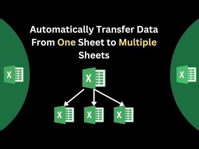 Excel for Beginners: Auto Transfer Data to Multiple Sheets in 1 Click! (2025 Macro Tutorial)