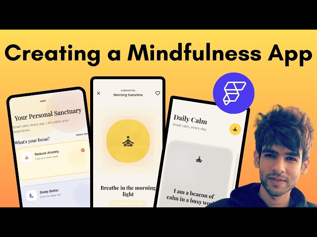 A Mindfulness App I Can Actually Use Every Day | FlutterFlow |  No-Code Development | Launching 🚀🔥