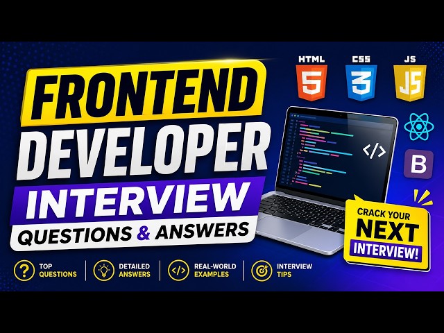 Frontend Developer Interview Questions & Answers