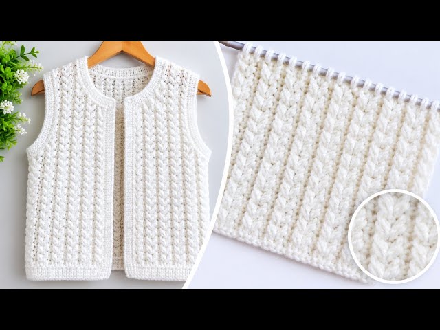 Beautiful White Sweater Knitting Pattern | Easy & Stylish Knitting Design 😍..... 