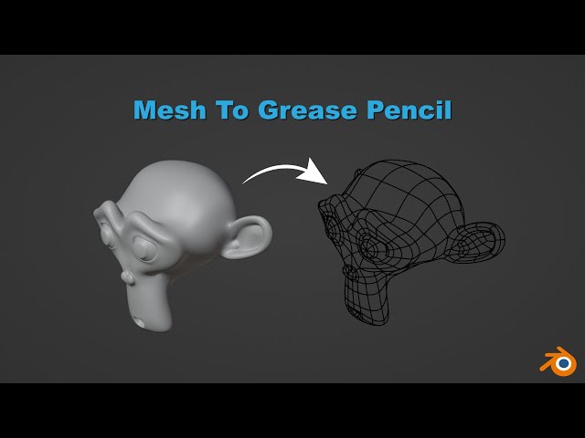 How to Convert Mesh to Grease Pencil in Blender 4.3 – Quick Fix!