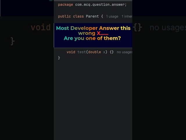 Most Developers Get This Java Question Wrong ❌