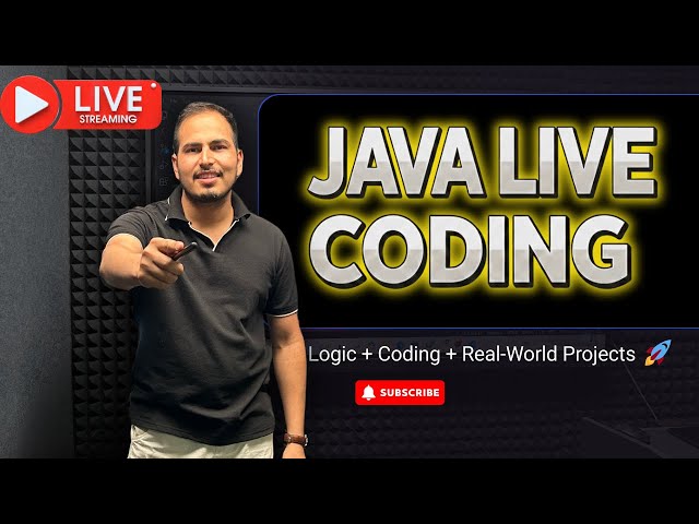 java live coding ( user input in java )