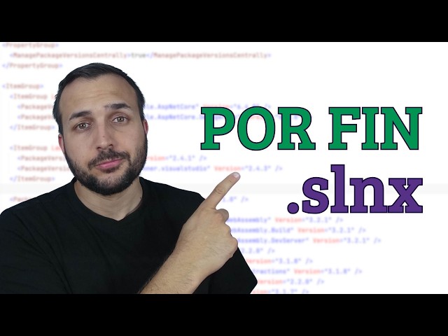 Your .NET solutions should use the new format