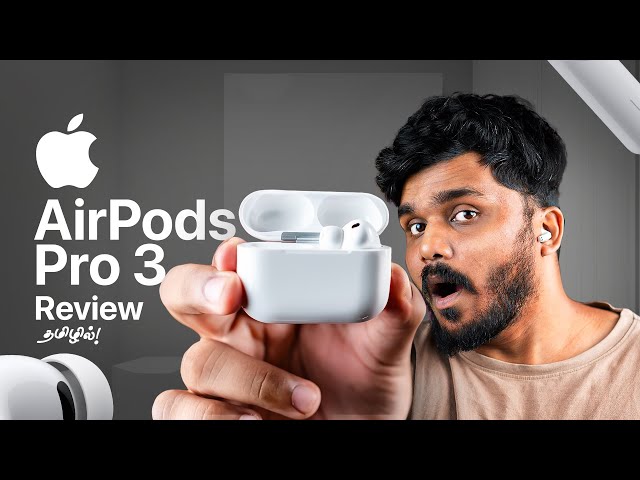 AirPods Pro 3 Most Detailed Review in Tamil with Unboxing, Setup and Live Translation Demo😍🔥!