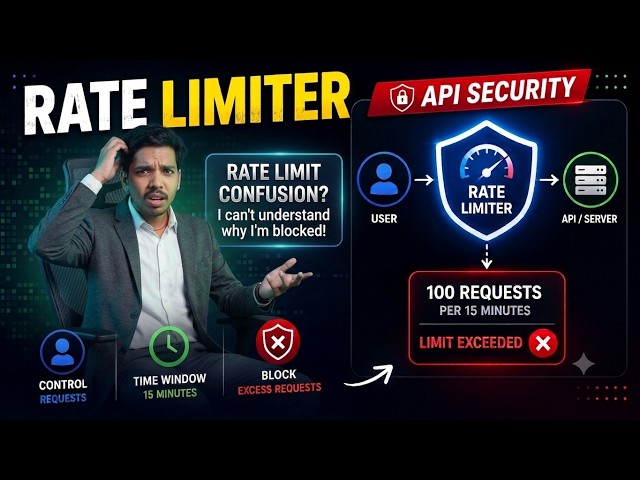 What is Rate Limiter? API Rate Limiting Explained | How to Block API Requests #ratelimiting #api