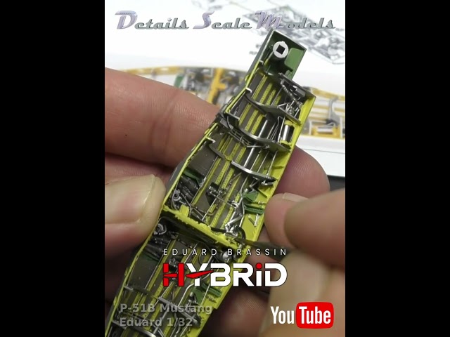 P-51B Mustang 1/32 Eduard HYBRID - wheels bay