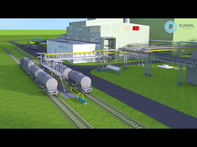 Biochemical plant 4K UHD video (EUROIL Industrial & Trade Co. Ltd)