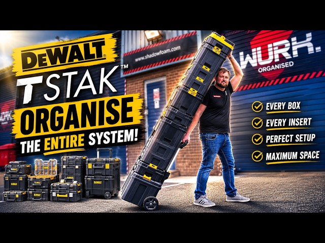 Organising The ENTIRE DeWalt TSTAK Toolbox Collection THE BEST WAY!