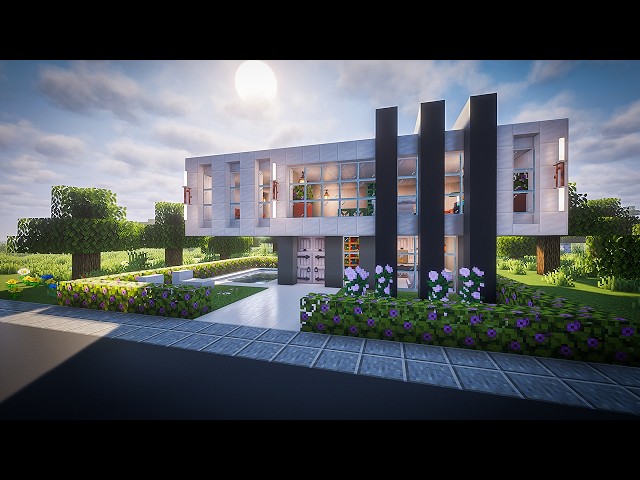 How to build a luxury house in minecraft