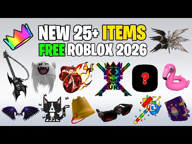 ¡DATE PRISA! CONSIGUE 25 ARTÍCULOS GRATIS Y PELO DESPEINADO (EVENTOS DE ROBLOX 2026)