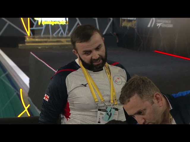 112 M-74kg R-32 KINTSURASHVILI Zurab GEO 🔵 vs 🔴 ACHAB Badr BEL I Guadalajara 2022 WT Championships