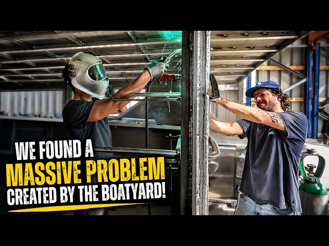 ⛵️ This is a much bigger problem than we expected!! Building an Aluminum Sailboat!!Ep.383