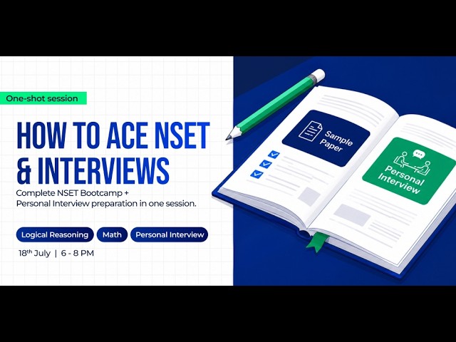 How to Ace NSET & Interviews | Your Complete Guide to SST Admissions