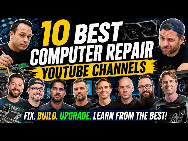 10 Computer Repair Channels That Will Make You a PC Expert