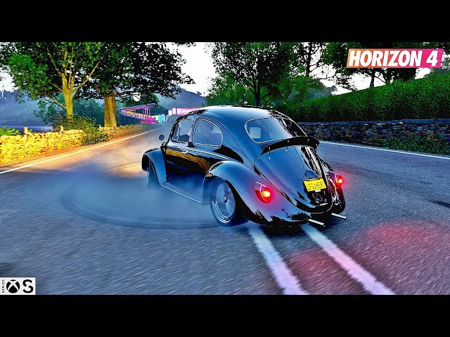 Goliath de VW Beetle modificado de 1963 no Forza Horizon 4 Xbox Series S